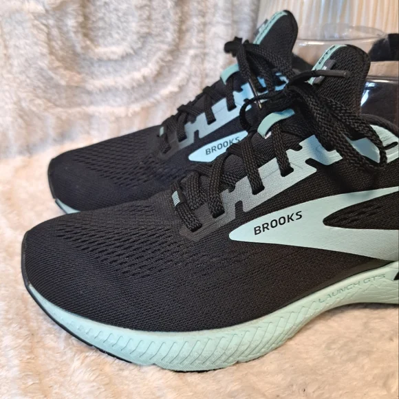Brooks Launch GTS 8 Black Blue Running Shoes Sneaker Women’s Size 8.5 - Picture 9 of 16